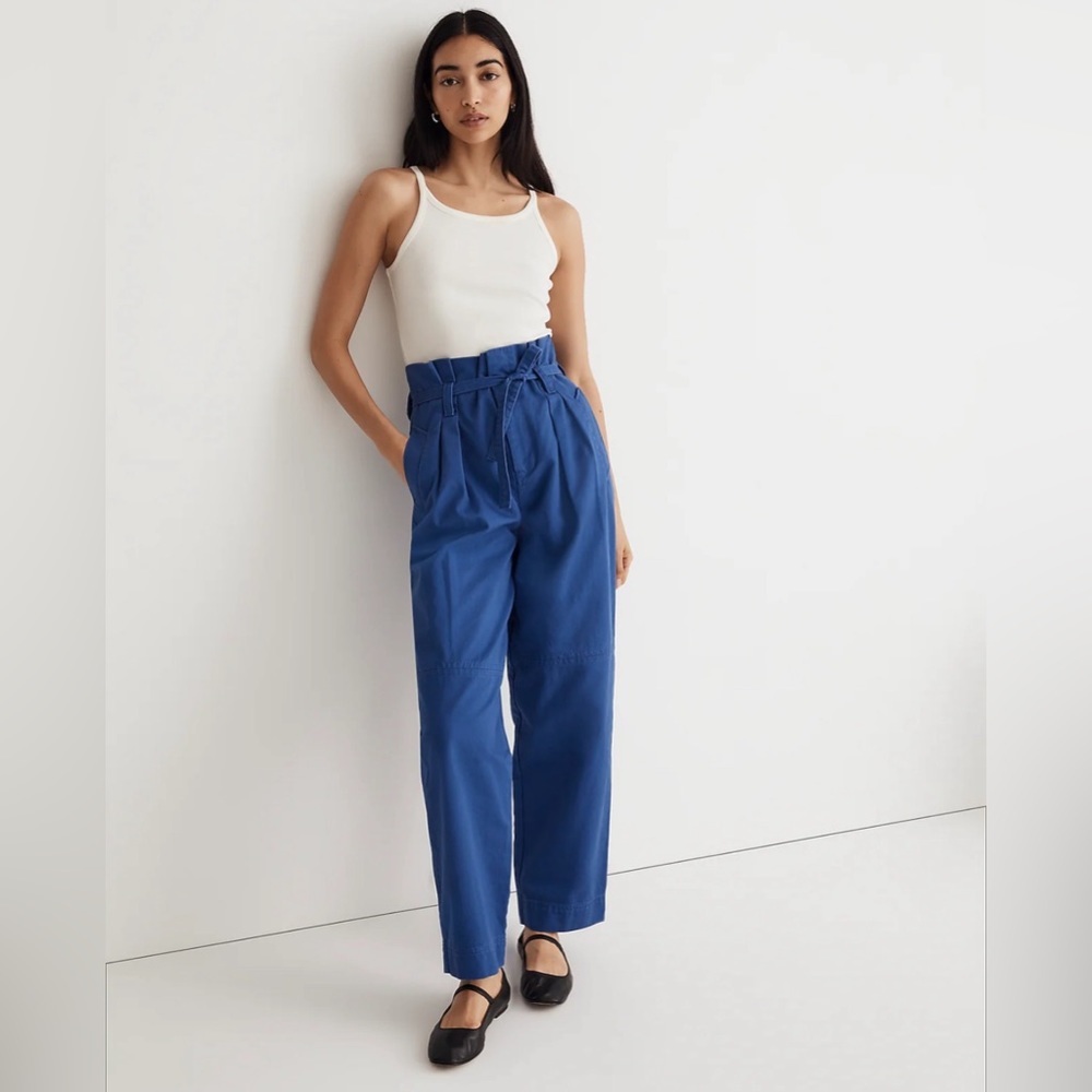 Paperbag Trench Trousers in (Re)generative Chino